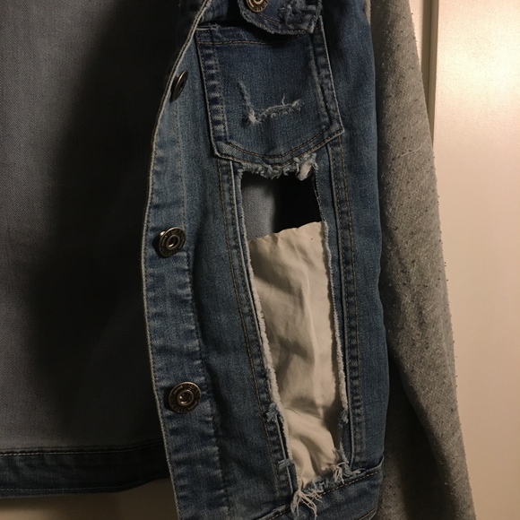 LF (Pink Diamond) Reworked Jean Jacket 🌝 - Picture 4 of 4
